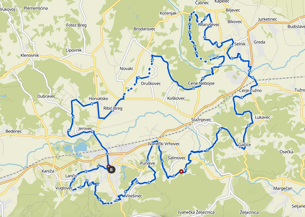 EpicRidesIvanec-mapa